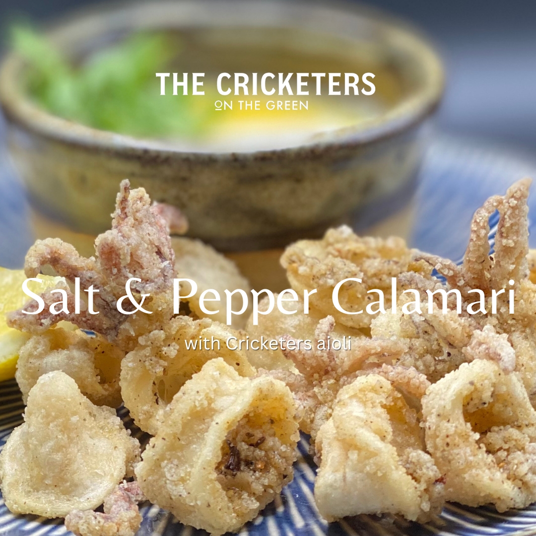 Calamari from The Cricketers on the Green, Norfolk, Insta