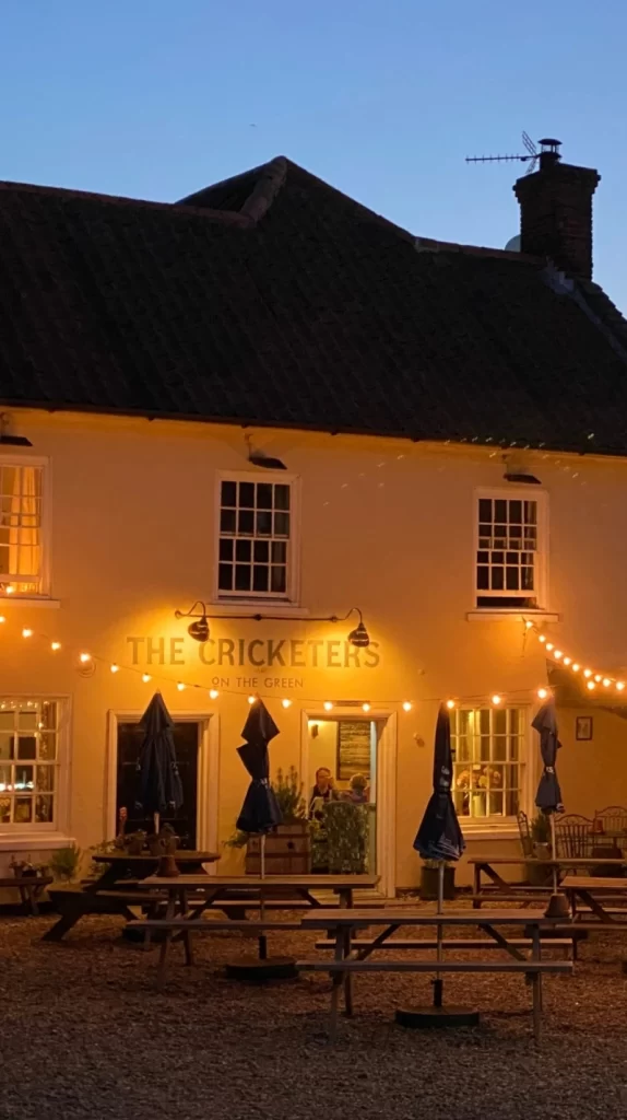 The Cricketers on The Green, quintessential country pub and restaurant in the heart of the Norfolk countryside