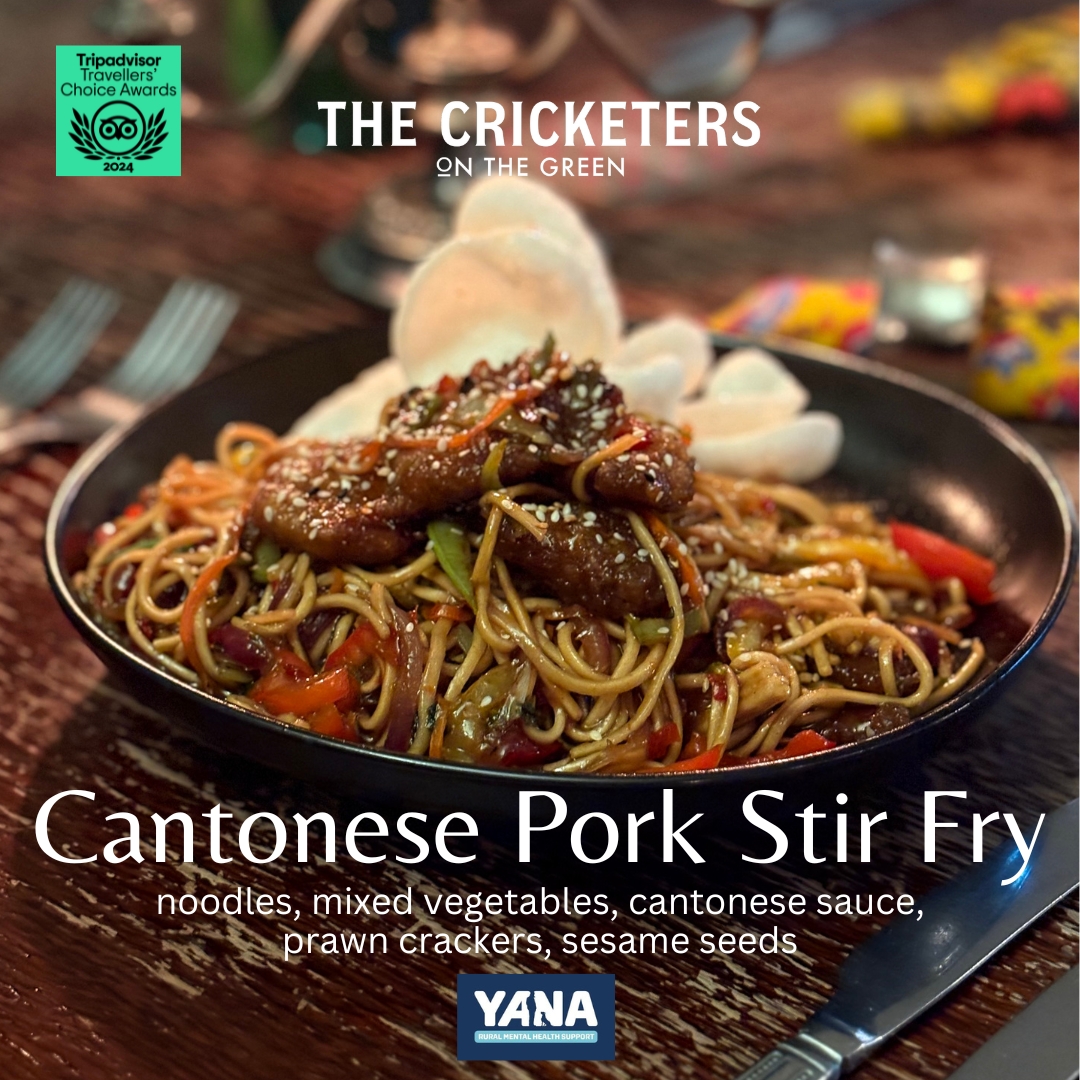 crispy cantonese pork stir fry - instagram